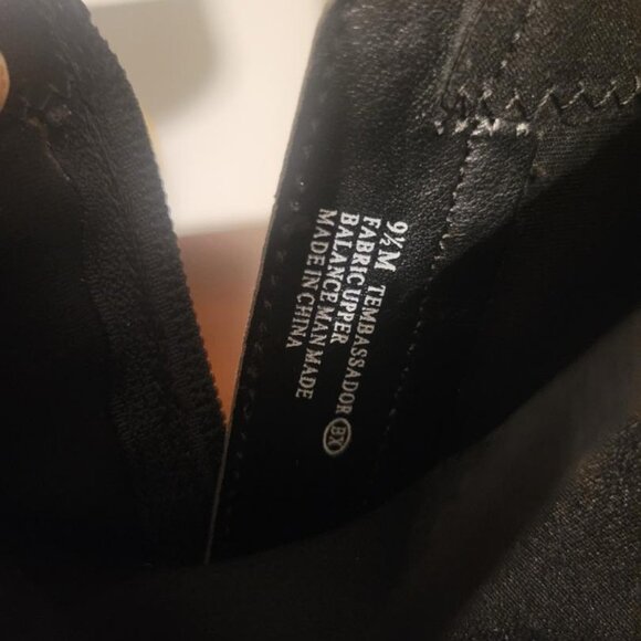 NWOB Women's Aerosoles Black Wedge Booties Size 9.5 MSRP $100 - Picture 5 of 7